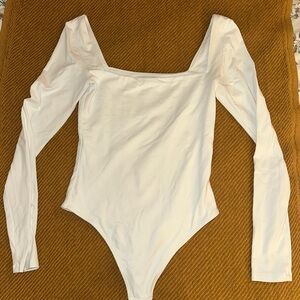 Babaton White Bodysuit